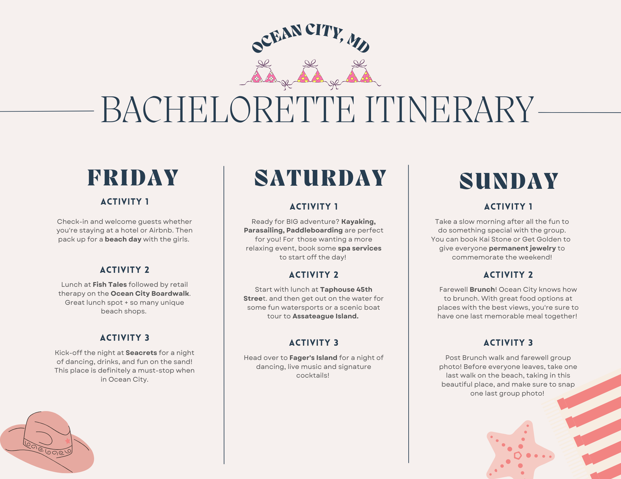 How to Create a Bachelorette Party Itinerary for a Night to Remember